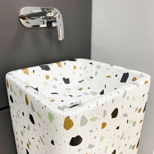 Умивальник (раковина) VBI LUKKA TE?ZO GLOSSY напольний