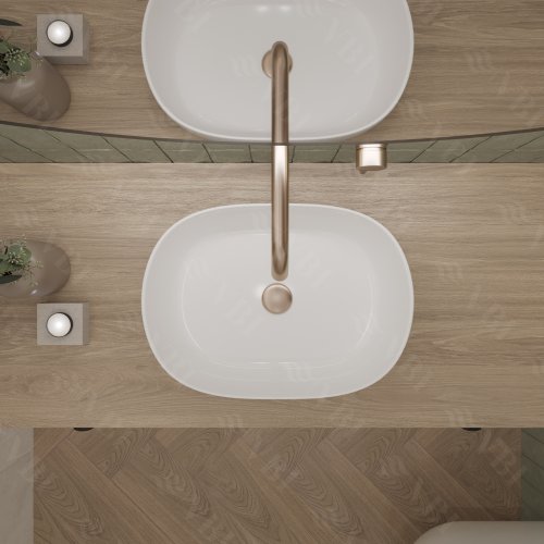 Умывальник (раковина) VBI MODENA S WHITE накладной