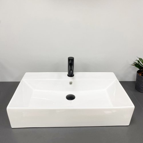 Умивальник (раковина) VBI PADUA 70 WHITE накладний підвісний