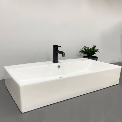 Умивальник (раковина) VBI PADUA 80 WHITE накладний підвісний