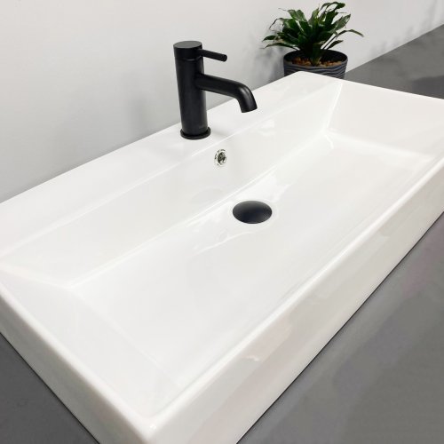 Умивальник (раковина) VBI PADUA 80 WHITE накладний підвісний