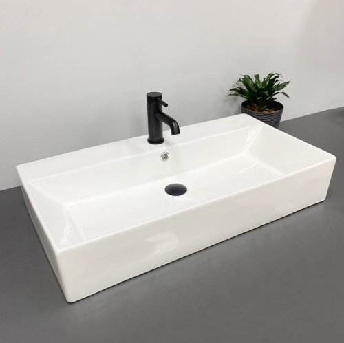 Умивальник (раковина) VBI PADUA 80 WHITE накладний підвісний