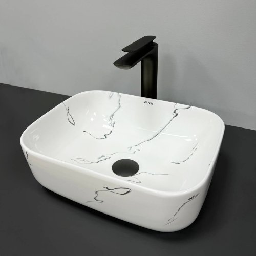 Умывальник (раковина) VBI PALERMO S MARMO GLOSSY накладной