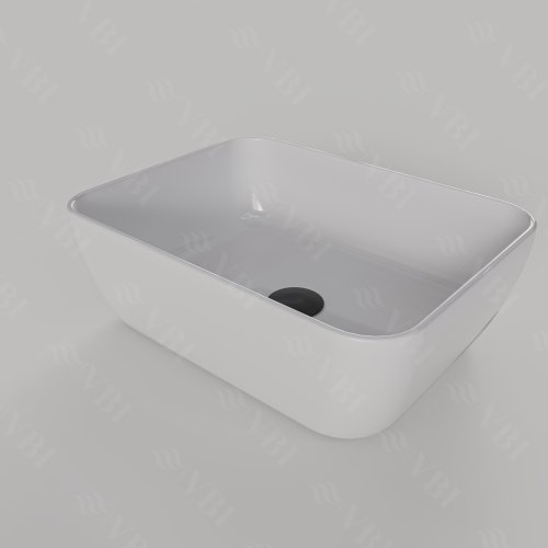 Умивальник (раковина) VBI PALERMO S WHITE накладний