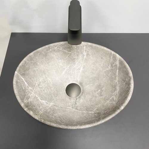 Умывальник (раковина) VBI PARMA BEIGE STONE MATT накладной