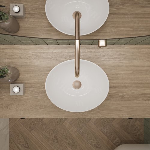 Умывальник (раковина) VBI PARMA WHITE накладной