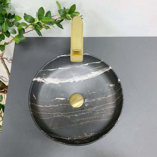 Умывальник (раковина) VBI PRATO BLACK ONYX MATT накладной