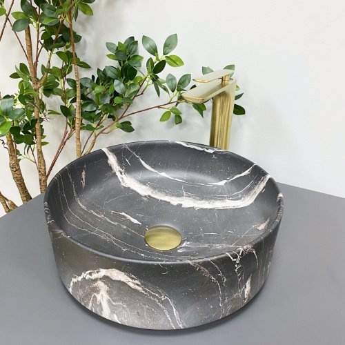 Умывальник (раковина) VBI PRATO BLACK ONYX MATT накладной