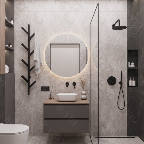 Умывальник (раковина) VBI RAVENNA S WHITE накладной