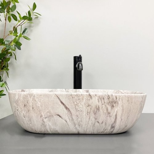 Умывальник (раковина) VBI RAVENNA STONE MATT накладной