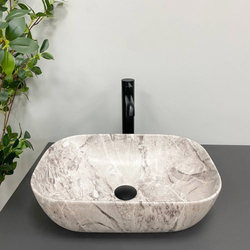 Умывальник (раковина) VBI RAVENNA STONE MATT накладной