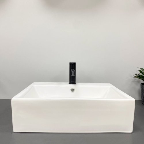 Умывальник (раковина) VBI TERAMO M WHITE накладной подвесной