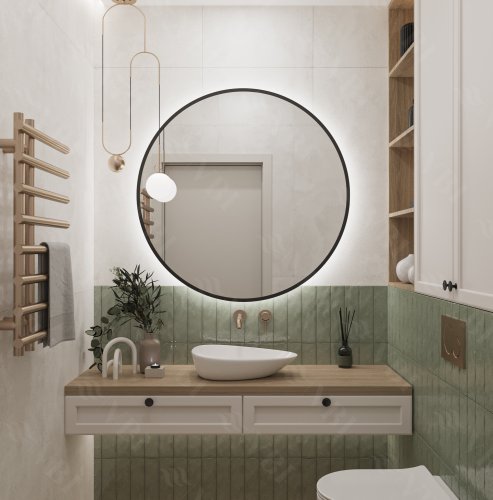 Умивальник (раковина) VBI TRENTO 55 WHITE накладний