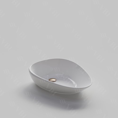 Умивальник (раковина) VBI TRENTO 55 WHITE накладний