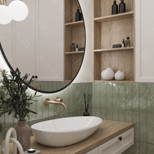 Умивальник (раковина) VBI TRENTO 75 WHITE накладний