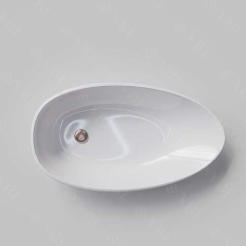 Умивальник (раковина) VBI TRENTO 75 WHITE накладний