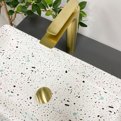 Умывальник (раковина) VBI TRIEST MOSAIC GLOSSY накладной