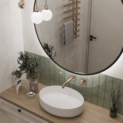 Умывальник (раковина) VBI UDINE WHITE накладной