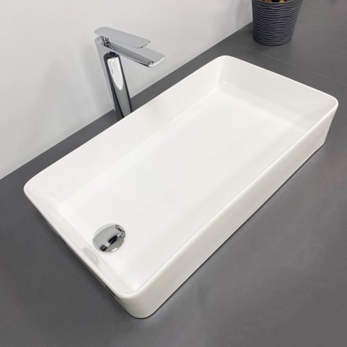 Умивальник (раковина) VBI VELLETRI M WHITE накладний