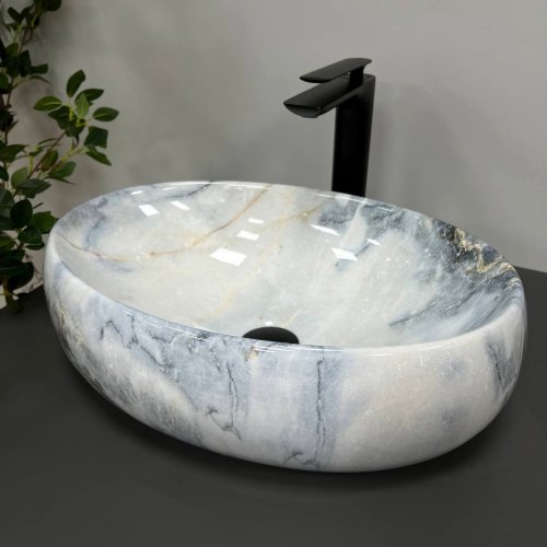 Умывальник (раковина) VBI VENETO GRANIT GLOSSY накладной