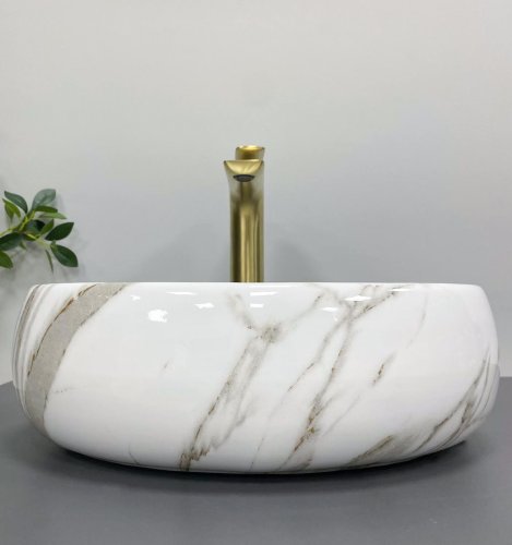 Умивальник (раковина) VBI VENETO S AIAX GLOSSY накладний