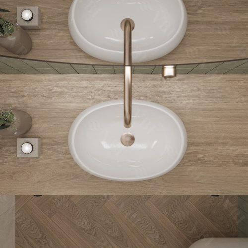 Умивальник (раковина) VBI VENETO WHITE накладний