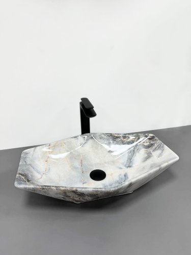 Умивальник (раковина) VBI VENEZIA S GRANIT GLOSSY накладний