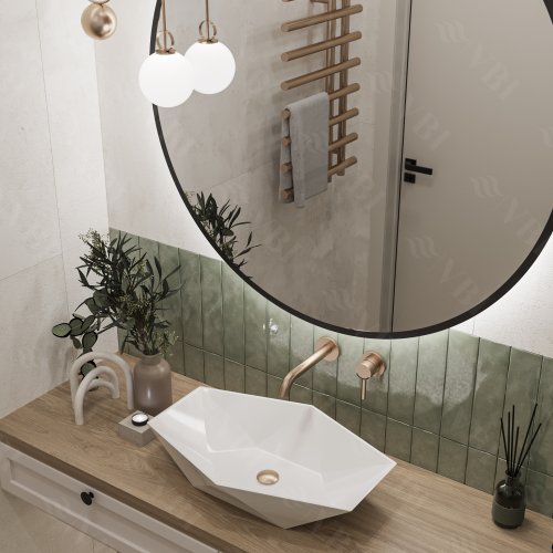 Умивальник (раковина) VBI VENEZIA WHITE накладний