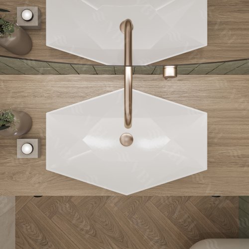 Умивальник (раковина) VBI VENEZIA WHITE накладний