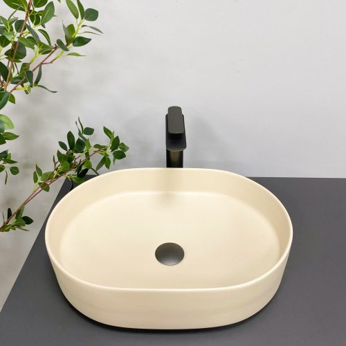 Умывальник (раковина) VBI VERONA 50 BEIGE MATT накладной