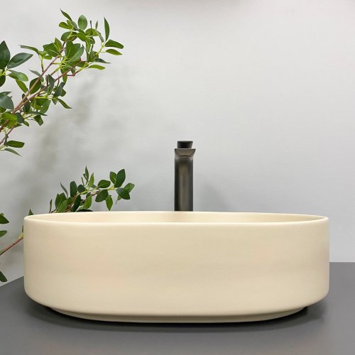 Умывальник (раковина) VBI VERONA 50 BEIGE MATT накладной