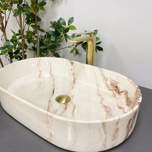 Умывальник (раковина) VBI VERONA 60 ONYX GLOSSY накладной