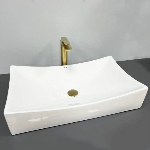 Умывальник (раковина) VBI VIAREGGIO M WHITE накладной