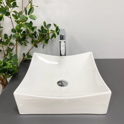 Умивальник (раковина) VBI VIAREGGIO S WHITE накладний