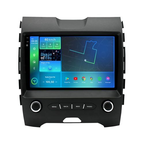 Штатная магнитола Torssen 2K Ford Edge 2015-2018 knob F98256 4G Carplay DSP