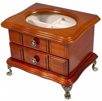 Комодик King Wood для украшений двухуровневый JF-K2125C-2