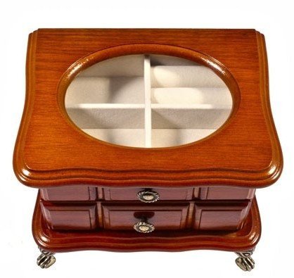 Комодик King Wood для украшений двухуровневый JF-K2125C-2