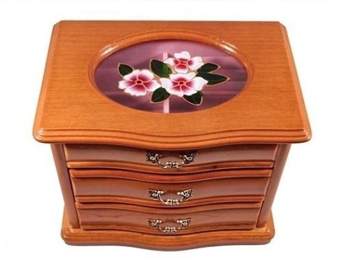 Комодик King Wood для украшений трехуровневый JF-K2539A