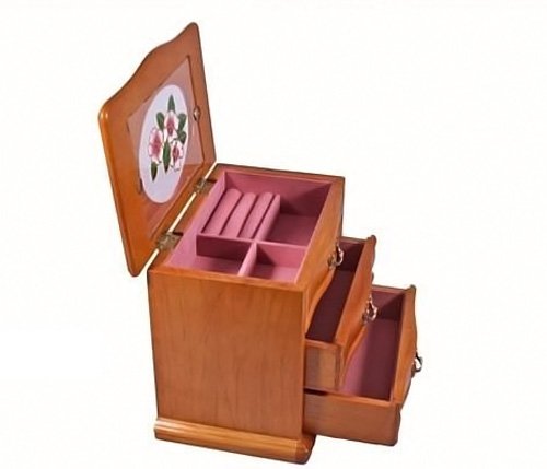 Комодик King Wood для украшений трехуровневый JF-K2539A