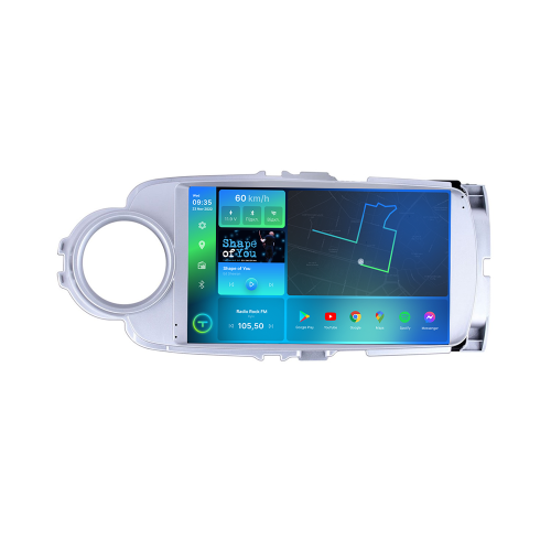 Штатная магнитола Torssen 2K Toyota Yaris (P130) (2011-2013) FL9 4+64Gb 4G Carplay DSP