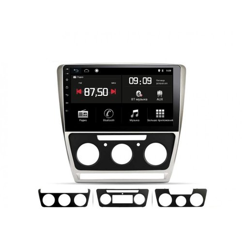 Штатная магнитола Torssen Skoda Octavia A5 08-13 silver FL10 4+64Gb 4G Carplay DSP