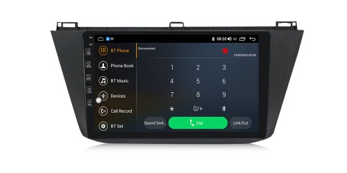 Штатна магнітола Torssen VW Tiguan 2017+ FL10 4+64Gb 4G Carplay DSP