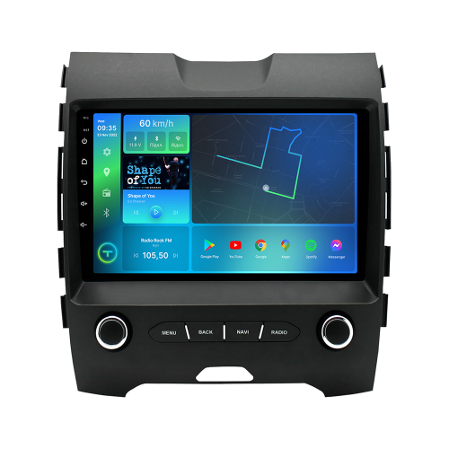 Штатная магнитола Torssen Ford Edge 2015-2018 knob F98256 4G Carplay DSP