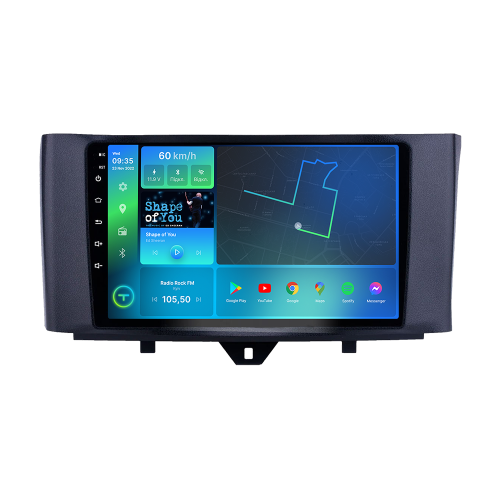 Штатна магнітола Torssen Smart ForTwo 11-17 F98256 4G Carplay DSP