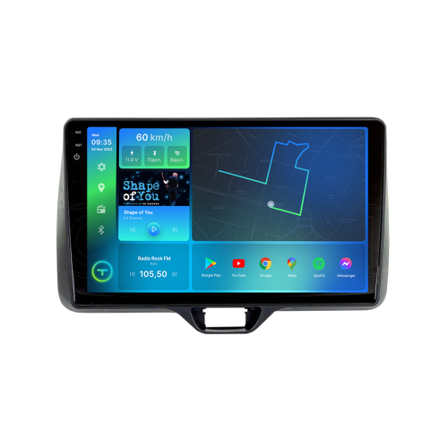 Штатная магнитола Torssen 2K Toyota Yaris,Yaris Cross,Vios 2020-2023 FL10 4+64Gb 4G Carplay DSP