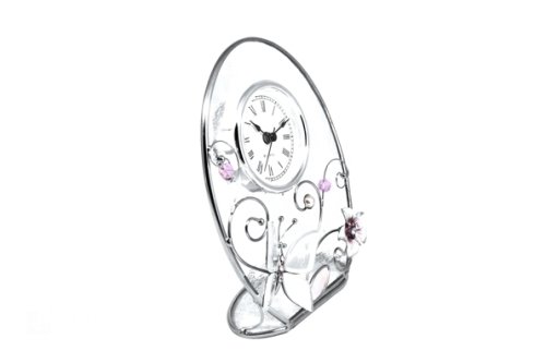 Часы Charme de femme "Колокольчики и зеркальная бабочка" 320-CK