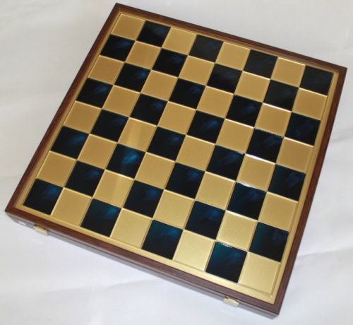 Шахматы Manopoulos 54х54 см (синие) SK19BLU