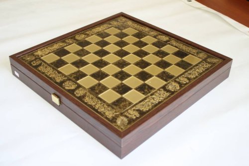 Шахматы Manopoulos "Троянская война" 36х36 см (коричневые) SK4BRO