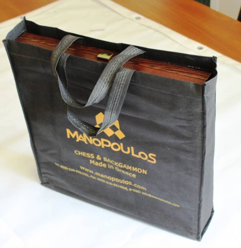 Шахматы Manopoulos "Троянская война" 36х36 см (коричневые) SK4BRO