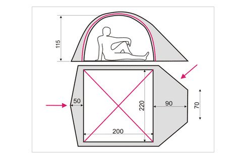 Трехместная палатка Terra Incognita Platou 3 Alu